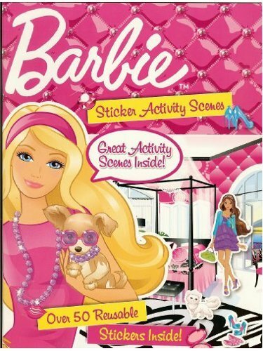 barbie sticker activity book